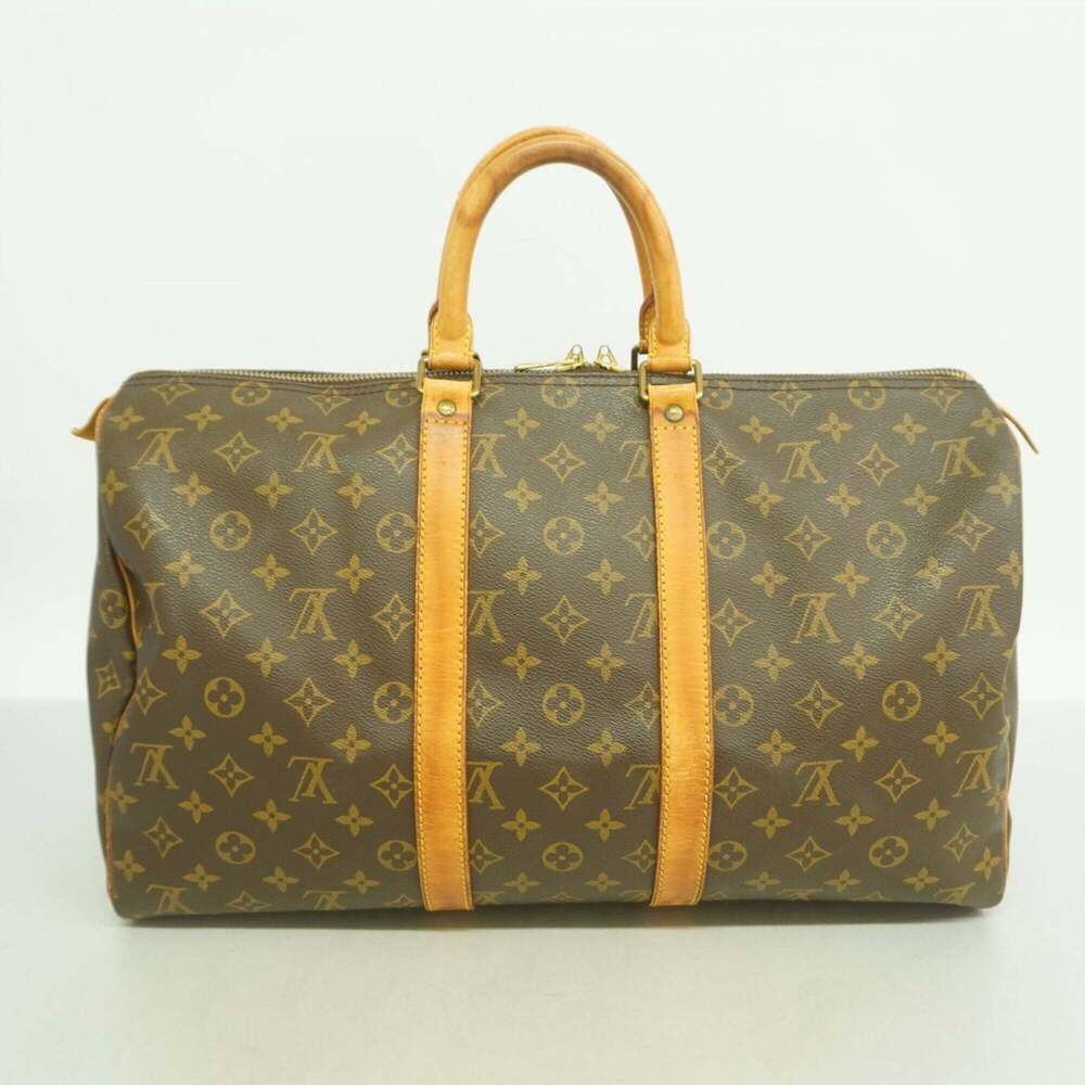 LOUIS VUITTON Brown Monogram Keepall 45 Boston Bag - Picture 13 of 13